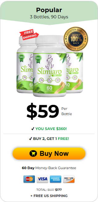Slimjaro three-bottle bundle – Popular option