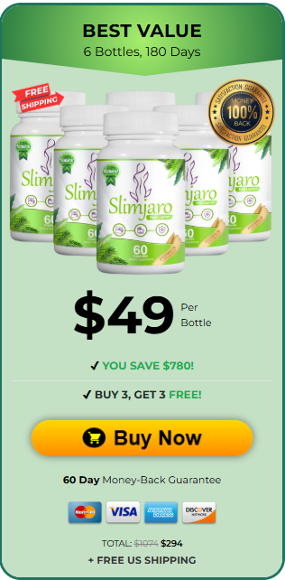 Slimjaro six-bottle bundle – Best Value offer